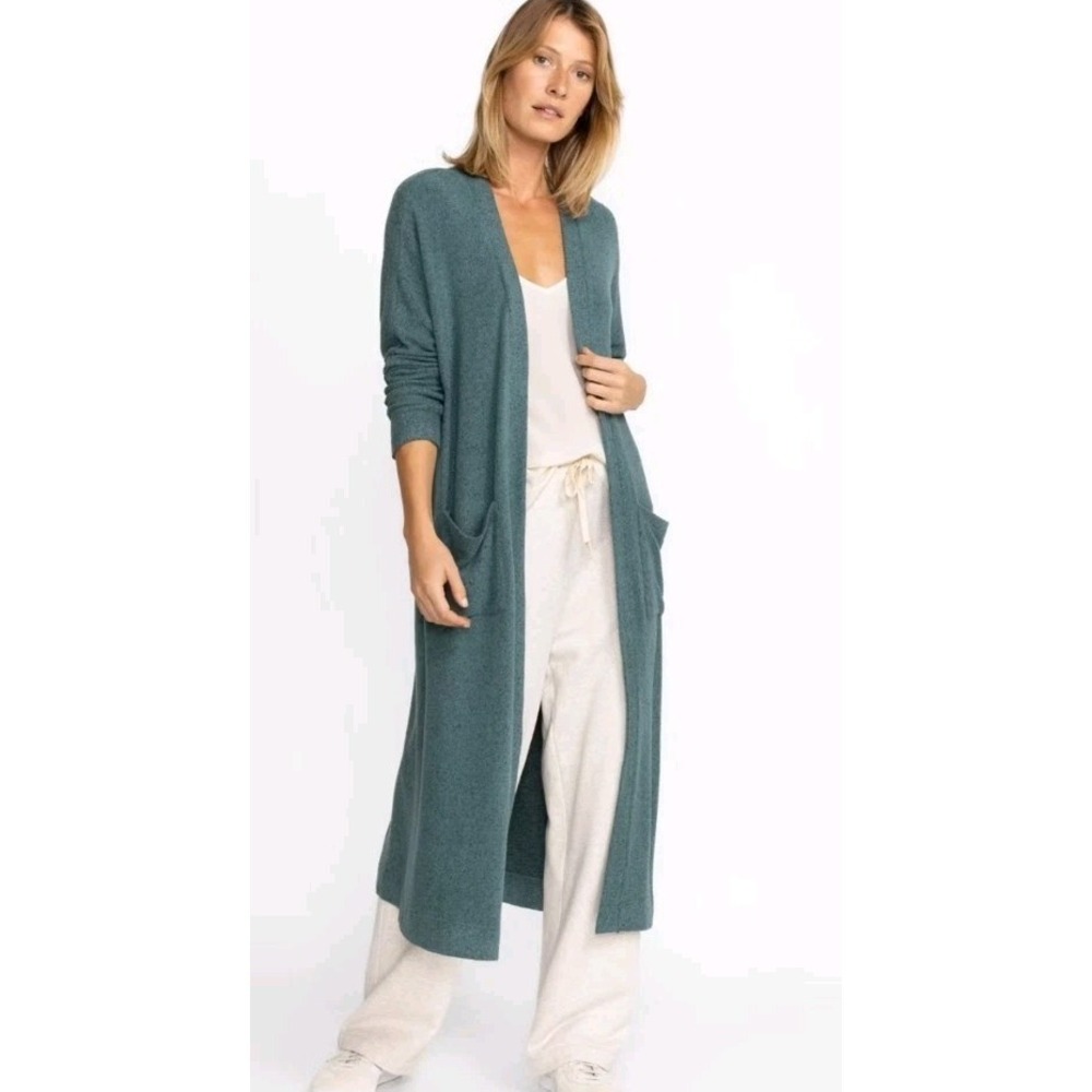Calme Johhny Was Sweater XL Hachi Kimono Cardigan Duster Boho Pockets Layers